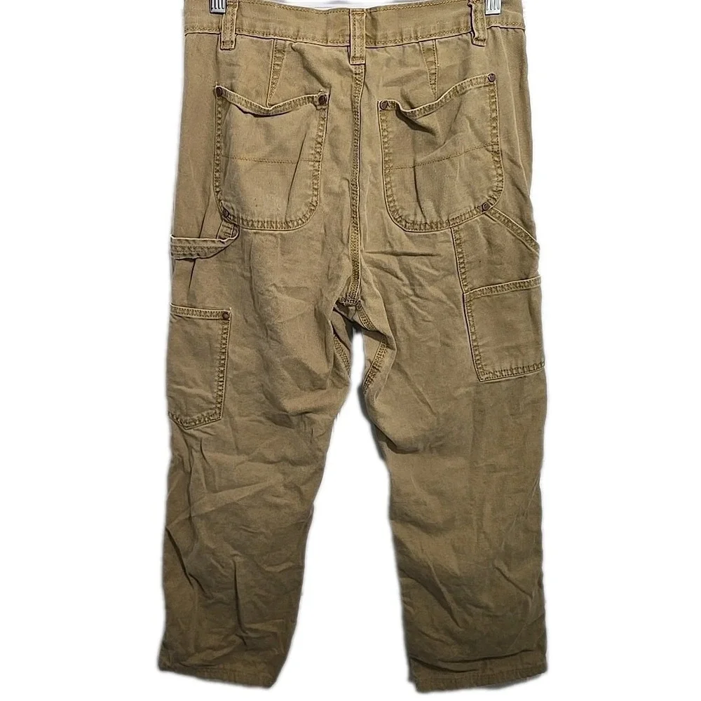 Banana Republic Pants Mens‎ Size 30x26 Brown/Tan Canvas Double Knee Carpenter